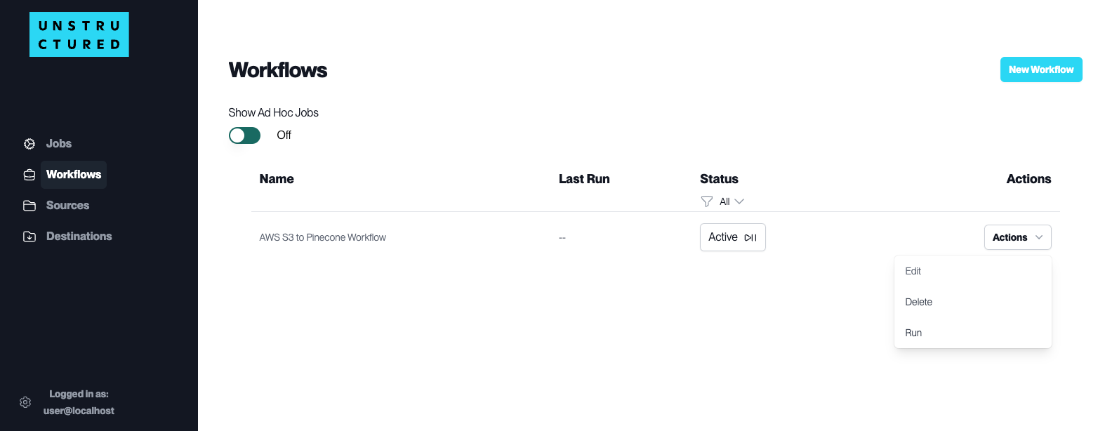 workflow actions
