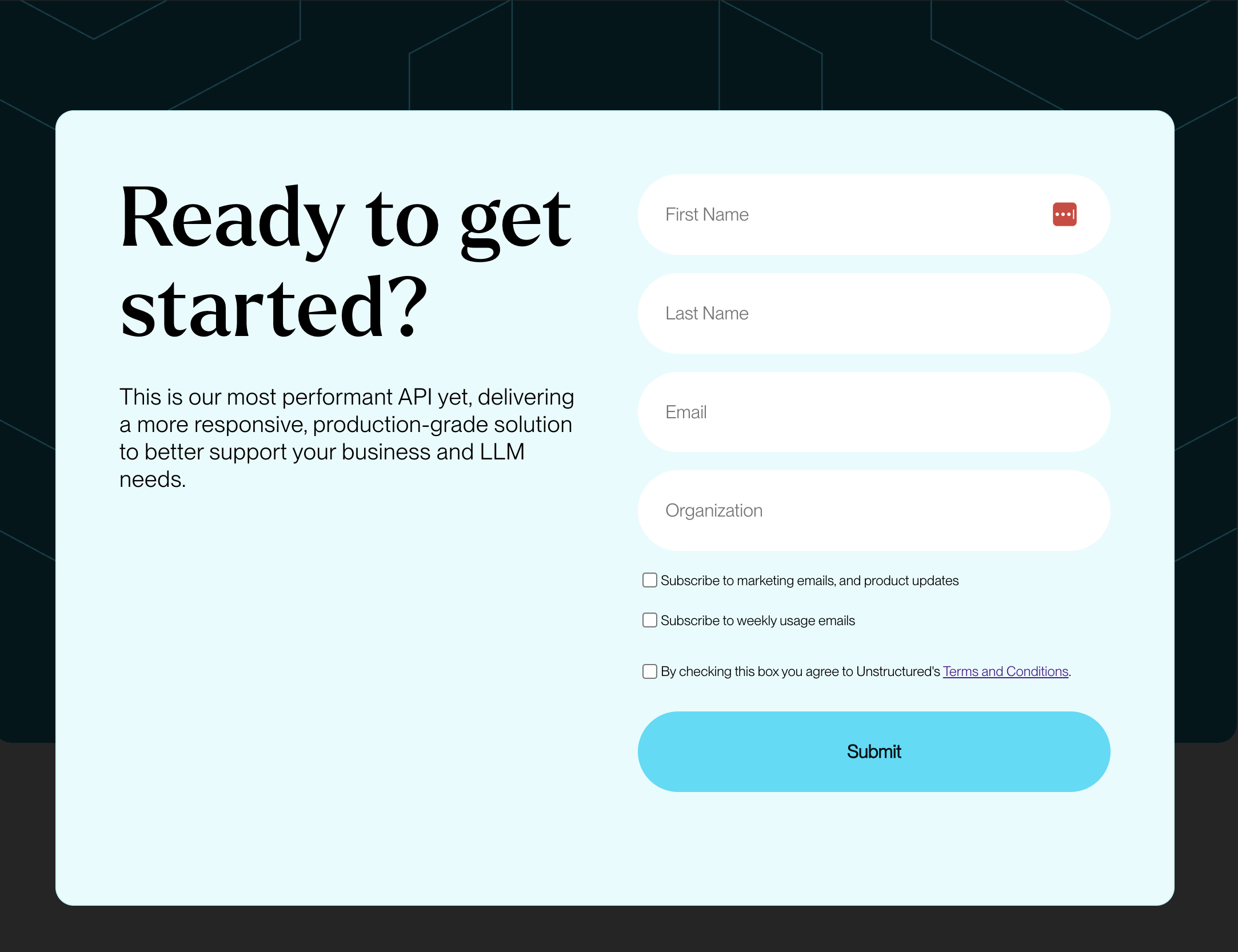 Sign Up Form